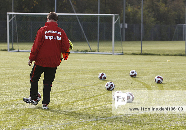 Ralf Loose  erstes Training mit dem FC Augsburg  Augsburg  Bayern  Deutschland