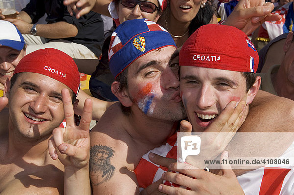 Kroatian soccer fans