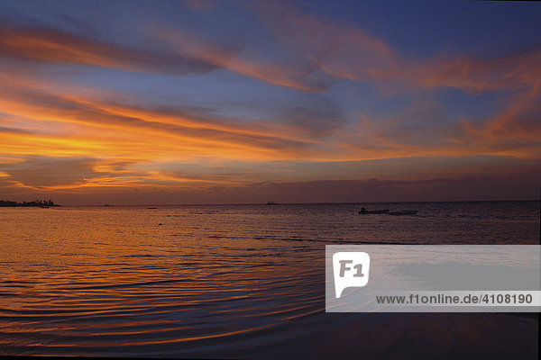 Sunset at Panglao Island  Philippines