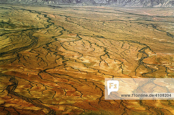 Luftaufnahme aus dem Flugzeug  Kaokofeld  Nordnamibia  Namibia