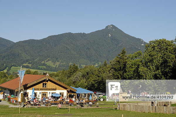 Old mule ranch and mountain inn  Lenggries  Brauneck  Upper Bavaria  Germany