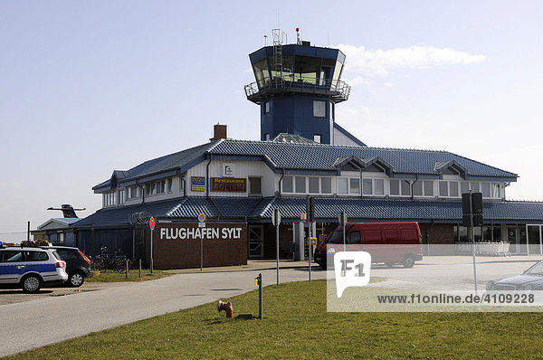 Flughafen Sylt  Sylt  nordfriesische Insel  Schleswig-Holstein  Deutschland  Europa