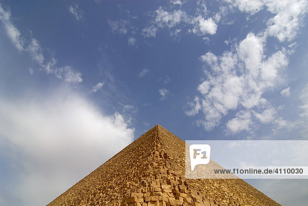 Cheops Pyramide Gizeh  Ägypten  Afrika