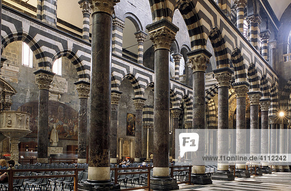 Cattedrale (Kathedrale) di San Lorenzo  innen  Genua  Ligurien/Riviera  Italien
