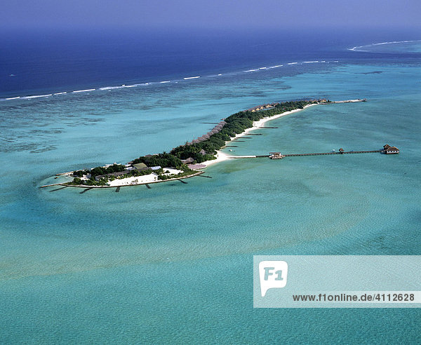 Taj Exotica  Embudu Finolhu  aerial photograph  South Male Atoll  Maldives  Indian Ocean