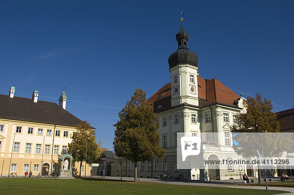 Rathaus im Wallfahrtsort Altötting  Oberbayern  Bayern Deutschland