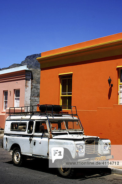 Südafrika Kapstadt Capetown farbige Häuser Wohnungen und Siedlungen