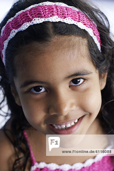 Portrait eines Mädchens  Recife  Brasilien