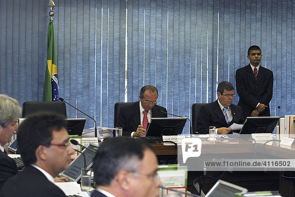 Assembly in the brazilian supreme court  Brasilia  Brazil