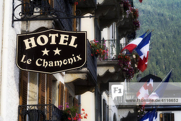 Kleines 2 Sterne Hotel im Chamonix  Frankreich