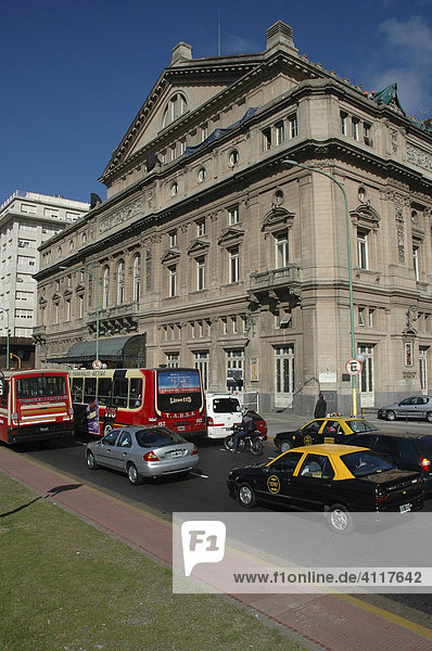 Teatro Colón an der Avenida 9 de Julio  Buenos Aires  Argentinien