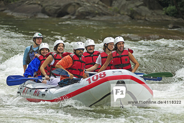 Rafting auf dem Ocoee River  Tennessee  USA