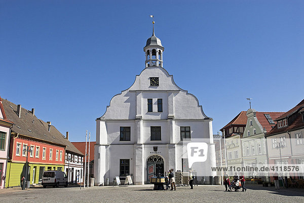 Rathaus von Wolgast  Mecklenburg-Vorpommern  Deutschland  Europa