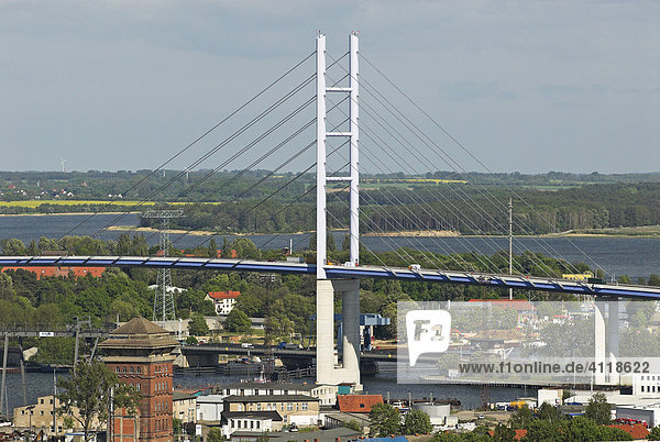 Eue Rügenbrücke  Hansestadt Stralsund  Mecklenburg-Vorpommern  Deutschland  Europa