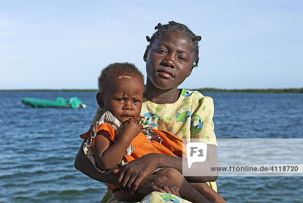 Children at Ibo Island  Quirimbas islands  Mozambique  Africa