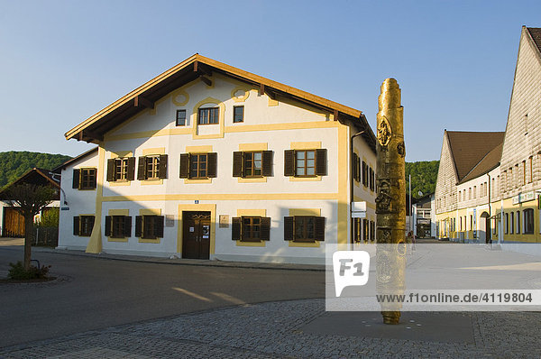 Geburtshaus Papst Benedikt XVI  Marktl am Inn  Bayern  Deutschland  Europa