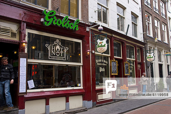 Kneipe Hot or Not Amsterdam Holland Niederlande Europa