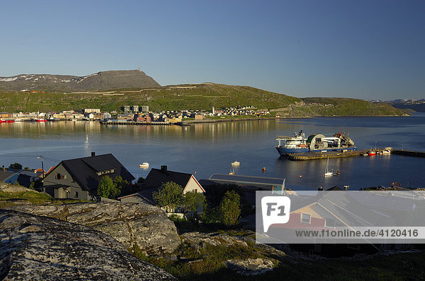 Hammerfest  nördlichste Stadt Europas  Finnmark  Norwegen