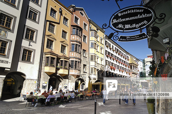 Altstadt  Innsbruck  Tirol  Österreich