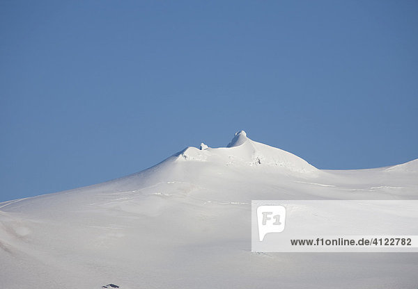 Gipfel des Snaefellsnessjökull (Jules Verne Reise zum Mittelpunkt der Erde)  Snaefellsness Halbinsel  Island