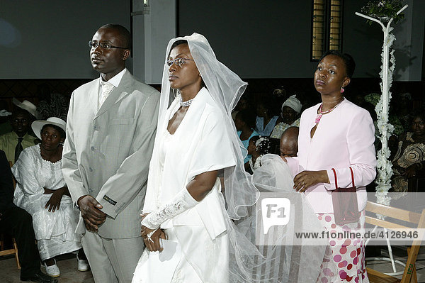 Brautpaar  Hochzeit  Douala  Kamerun  Afrika