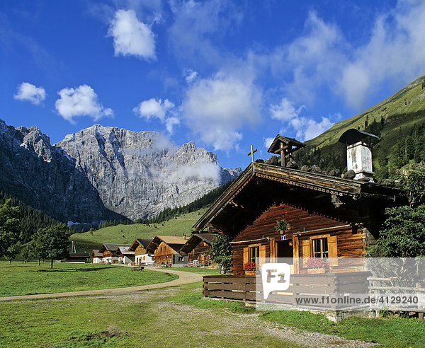 Großer Ahornboden  Eng  Grubenkarspitze  Karwendel  Tirol  Österreich