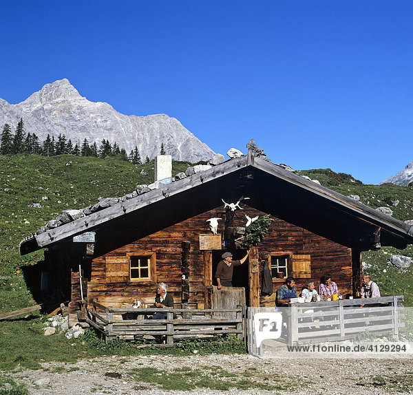 Ladizalm  Berghütte  Karwendel  Tirol  Österreich