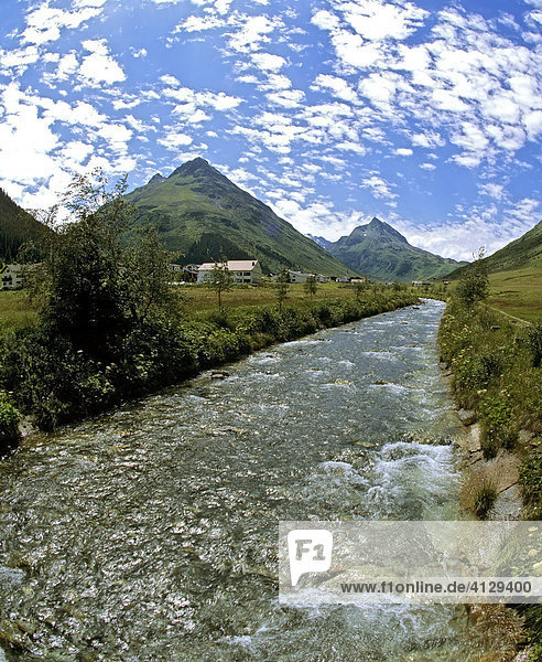 Trisanna  Paznauntal near Galtuer  Tyrol  Austria