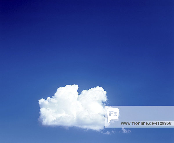 Cumulus  Haufenwolke  blauer Himmel