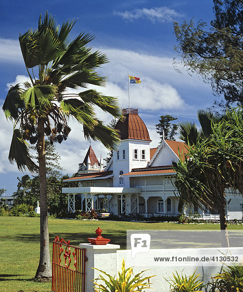 Royal Palace on Nuku Alofa  Tonga  South Pacific  Oceania