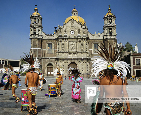 Our Lady of Guadalupe Basilica  cathedral  Indios  Mexico City  Mexico  Central America