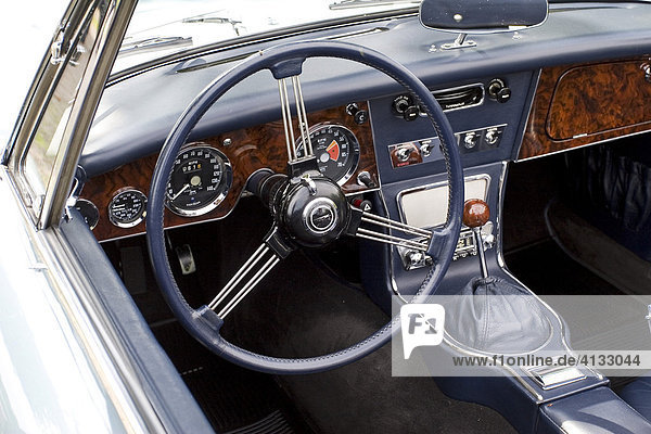 Innenansicht eines Austin Healey 3000 MK III  Baujahr 1967