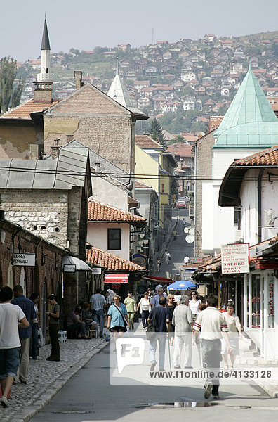 Old part of town  Sarajevo  Bosnia and Herzegovina