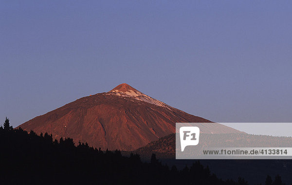 View at the Pico del Teide  Tenerife  Canary Islands  Spain