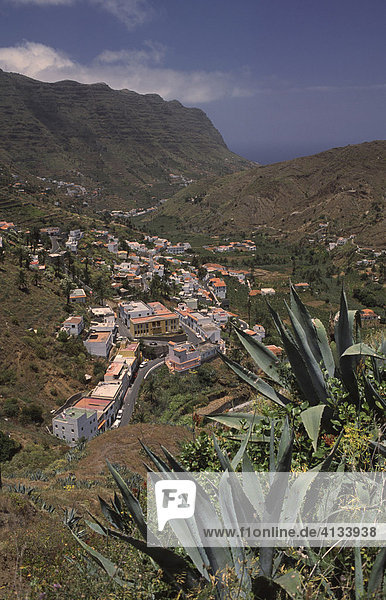 Dorf Los Telares  La Gomera  Kanarische Inseln  Spanien