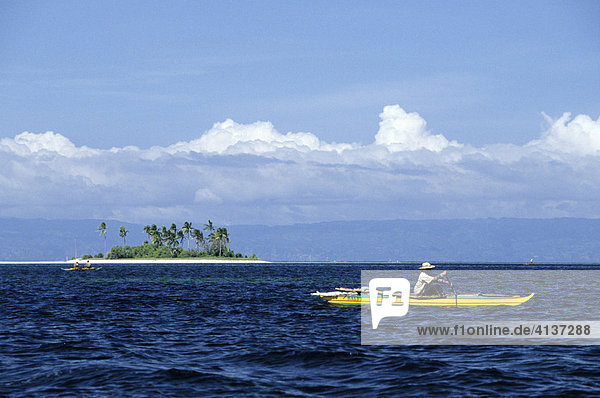 Mini-Insel vor der Küste  Bohol  Philippinen