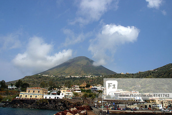 Rinella auf Salina  Liparische Insel  Sizilien  Provinz Messina  Italien