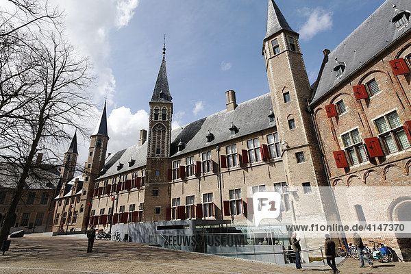 Abtei  Abdij  Zeeuws Museum  Regionalmuseum  Middelburg  Walcheren  Zeeland  Niederlande  Europa