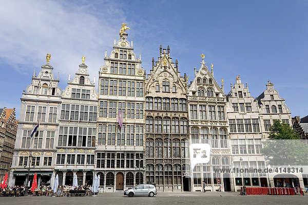 Ehemalige Zunfthäuser  Grote Markt  Antwerpen  Belgien