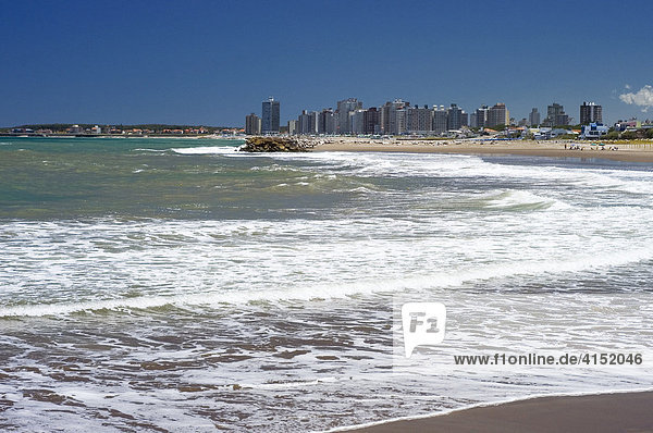 Strand von Miramar  Provinz Buenos Aires  Argentinien  Südamerika