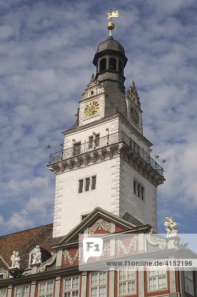 Turm des Schlosses in Wolfenbüttel  Niedersachsen  Deutschland
