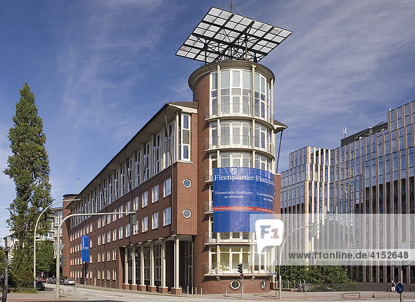 Modern office building in Hamburg  Germany