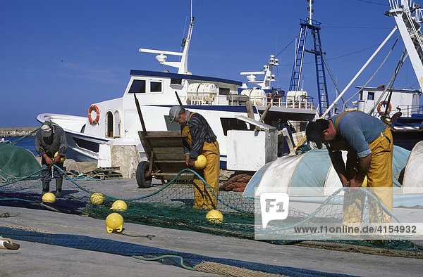 Fischerhafen  Garrucha  Almeria  Andalusien  Spanien