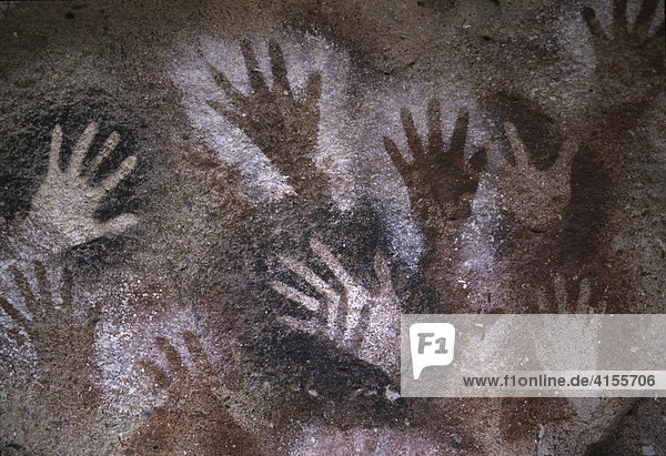 Cueva de las Manos (Höhle der Hände) Weltkulturerbe Patagonien Provinz Santa Cruz Argentinien Südamerika