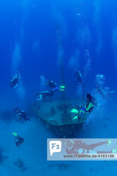 El Aquilla shipwreck  70 meters  cargo ship  sunk in 1997 to serve as a tourist attraction for scuba divers  Roatan  Honduras  Central America
