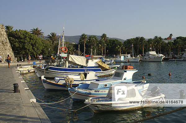 Yachthafen von Kos Stadt  Kos  Dodekanes  Griechenland