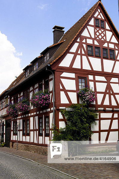 Historische Altstadt  Seligenstadt Hessen  Deutschland