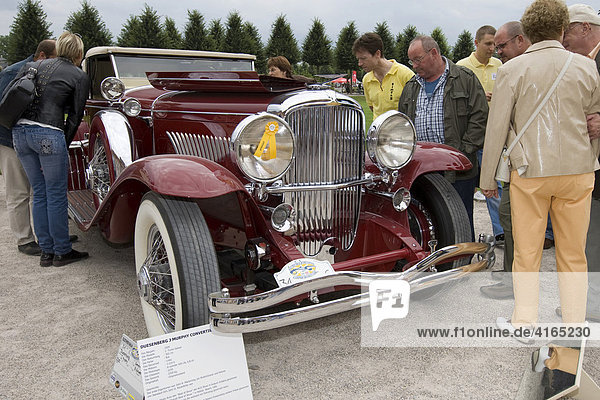 Duesenberg J 6.9 litre Roadster  USA 1933  Oldtimer-Gala Schwetzingen  Baden Württemberg Deutschland