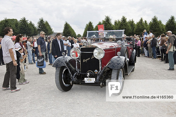 Hispano Suiza H6B Erdmann and Rossi  E 1928  Vintage Car Gala  Schwetzingen  Baden Wuerttemberg  Germany