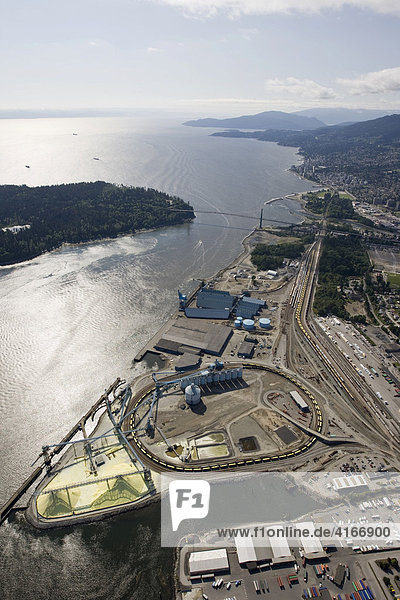 Chemie-Fabrik  Vancouver  British Columbia  Kanada  Nordamerika